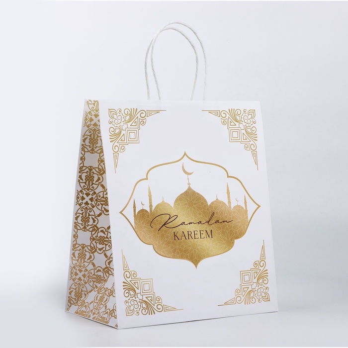 Пакет подарочный крафтовый Ramadan, 22 х 25 х 12 см Пакет подарочный крафтовый Ramadan, 22 х 25 х 12 см