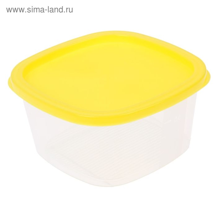 Контейнер для продуктов с мерной шкалой «BioFresh», 900 мл, прозрачный, крышка микс Контейнер для продуктов с мерной шкалой «BioFresh», 900 мл, прозрачный, крышка микс