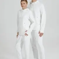 Худи унисекс Begi, молочно-белое, размер XXL