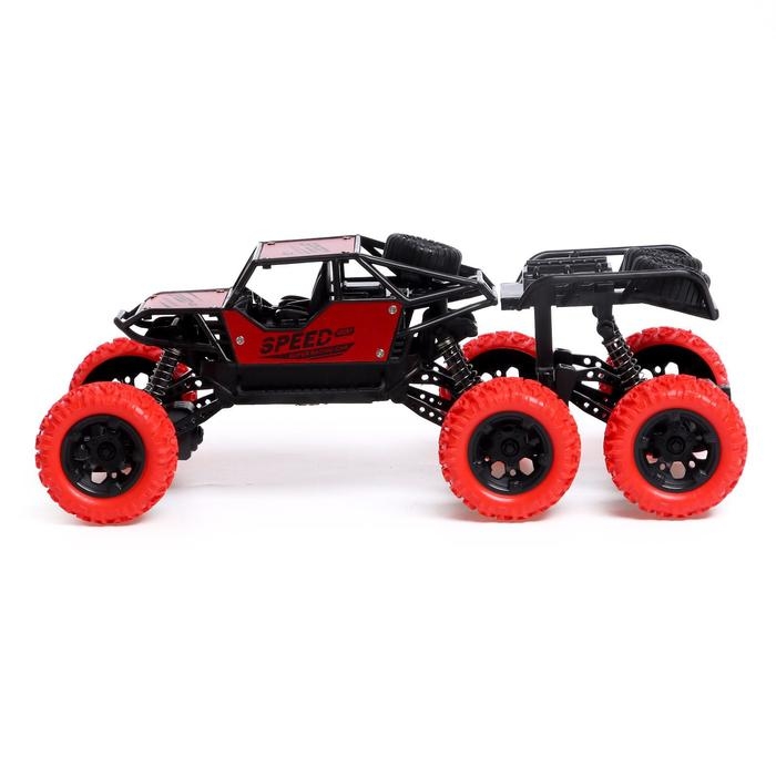 Джип радиоуправляемый &laquo;Монстр 6x6&raquo;, работает от аккумулятора, МИКС