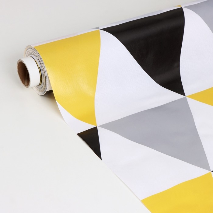 Клеёнка на стол Доляна &laquo;Яркость&raquo;, на нетканой основе, ширина 137 см, толщина 0,2 мм, рулон 20 м