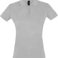 Рубашка поло женская Perfect Women 180 серый меланж, размер L