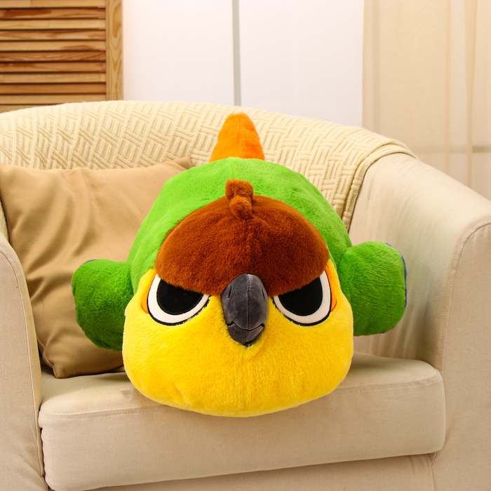 Мягкая игрушка &laquo;Попугай&raquo;, 55 см, в положении лежа