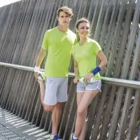 Футболка унисекс Sporty 140 оранжевый неон, размер XL