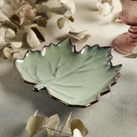 Блюдо керамическое сервировочное &laquo;Лист&raquo;, 21&times;20 см