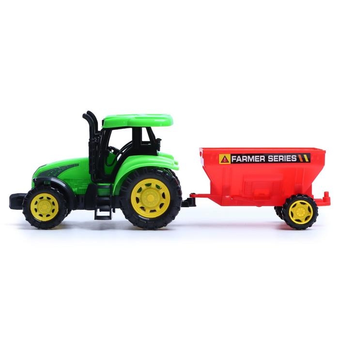 Трактор инерционный &laquo;Фермер&raquo; с прицепом