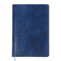 Ежедневник датированный 2025 года, A5 168 листов, Attomex. Croco, твердая обложка кожзам с поролоном, перефото, ляссе, блок 70, синий Ежедневник датированный 2025 года, A5 168 листов, Attomex. Croco, твердая обложка кожзам с поролоном, перефото, ляссе, блок 70, синий