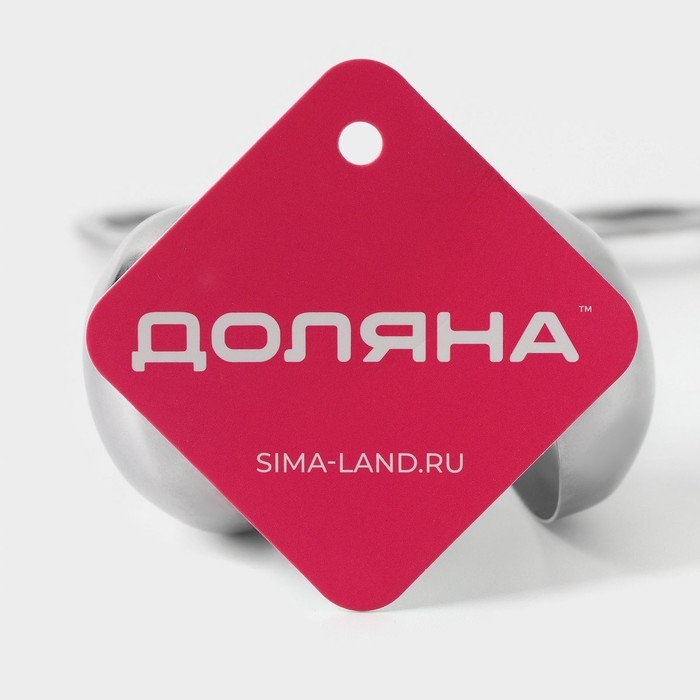 Форма для фрикаделек Доляна, 18×8×4,9 см, нержавеющая сталь, цвет серебристый Форма для фрикаделек Доляна, 18×8×4,9 см, нержавеющая сталь, цвет серебристый