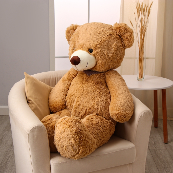 Мягкая игрушка &laquo;Медведь&raquo;, 110 см, коричневый