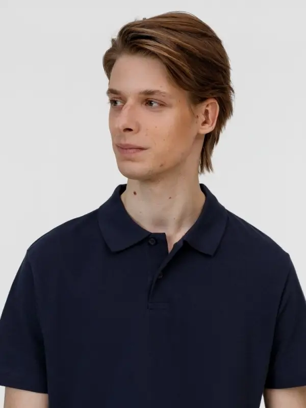 Рубашка поло унисекс Pulse, кобальт (темно-синяя), размер XXL