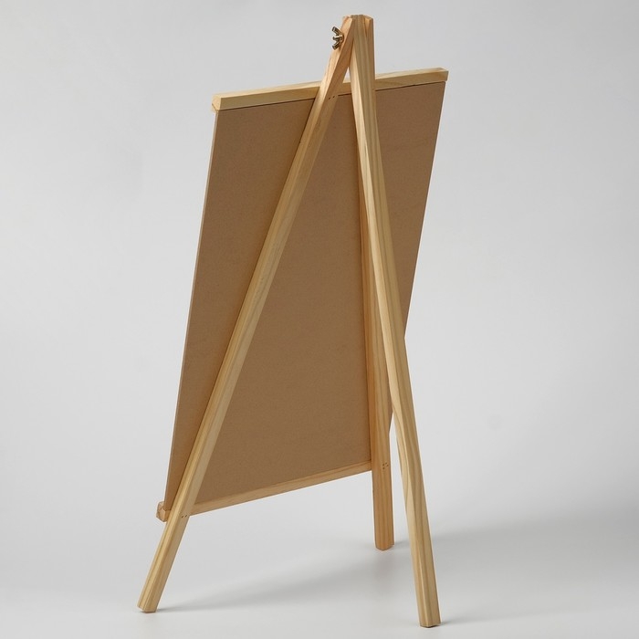 Меловой стенд «На мольберте» 30×60, цвет чёрный Меловой стенд «На мольберте» 30×60, цвет чёрный