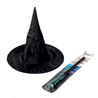 Набор для магии «Юный волшебник» (головной убор + палочка) Набор для магии «Юный волшебник» (головной убор + палочка)