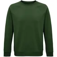 Свитшот унисекс Space, темно-зеленый, размер XS