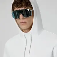 Худи унисекс Begi, молочно-белое, размер XXL