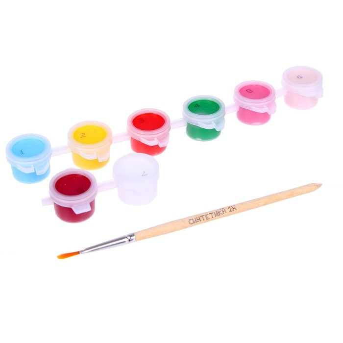 Картина по номерам для детей &laquo;Зая с цветами&raquo;&lrm;, 21 х 15 см