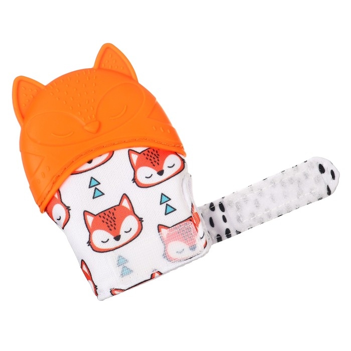 Прорезыватель-рукавичка «Лисичка», Крошка Я Прорезыватель-рукавичка «Лисичка», Крошка Я