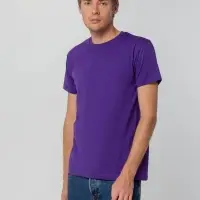 Футболка унисекс T-bolka 140, фиолетовая, размер XXXL