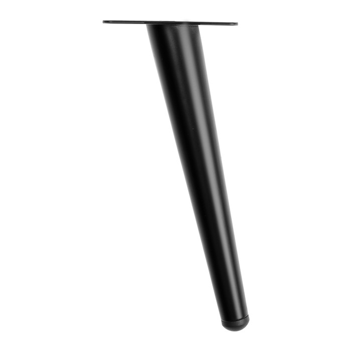 Опора мебельная CAPPIO OP07,h=200мм,толщ площ 1,8, цвет матовый черный Опора мебельная CAPPIO OP07,h=200мм,толщ площ 1,8, цвет матовый черный