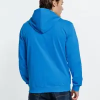 Толстовка на молнии с капюшоном Siverga, бирюзовая, размер XXL