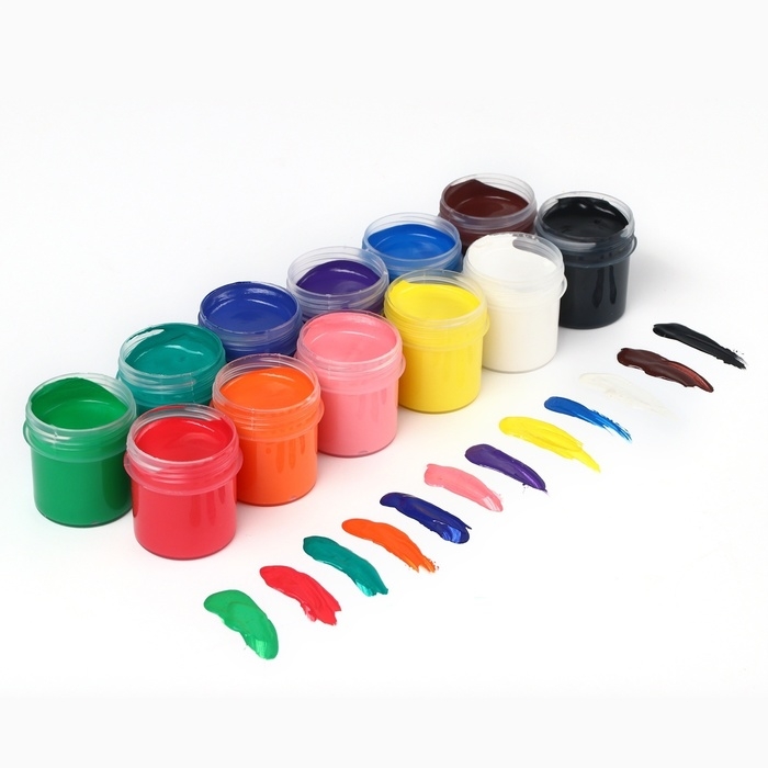 Гуашь 12 цветов по 10 мл, &laquo;Котенок по имени Гав&raquo;, Союзмультфильм