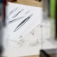 Вечная ручка Aero, темно-серая