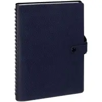 Ежедневник Strep Front на заказ, недатированный, темно-синий