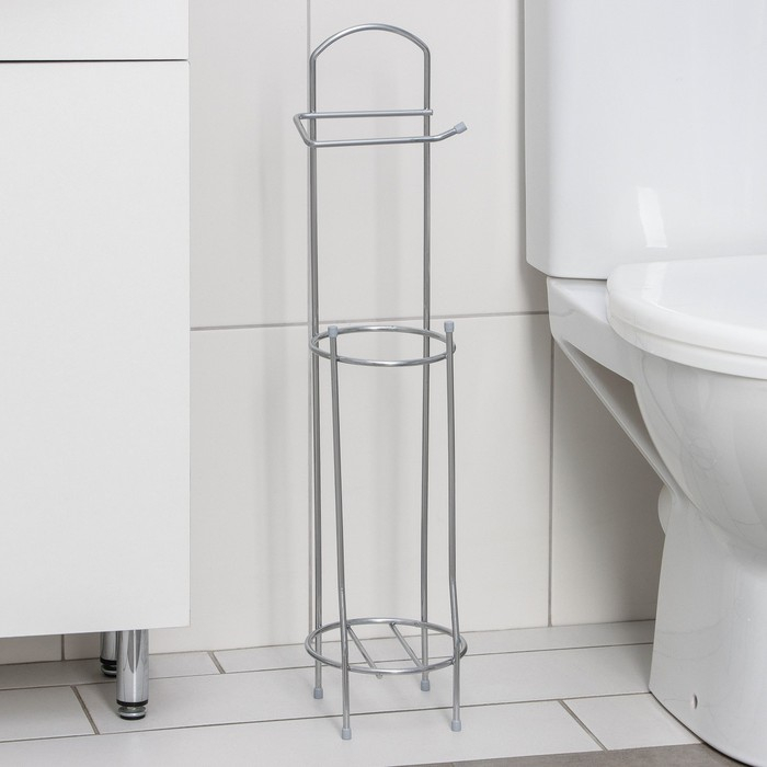 Органайзер для туалетной бумаги 15.5&times;66 см, цвет хром