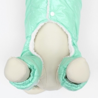 Комбинезон "Глянец", размер 2XL (ДС 44, ОГ 59, ОШ 44 см), мятный Комбинезон "Глянец", размер 2XL (ДС 44, ОГ 59, ОШ 44 см), мятный