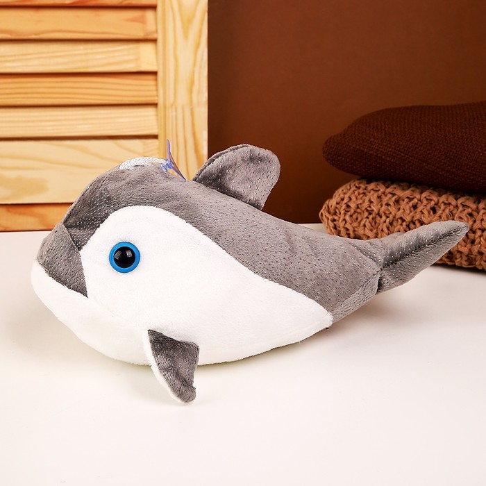 Мягкая игрушка &laquo;Акула&raquo;, 25 см, цвет серый