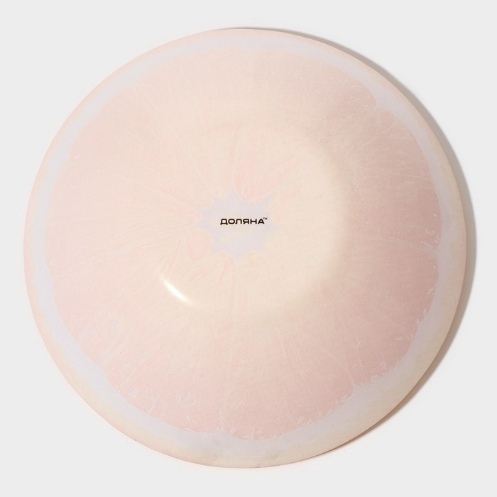 Салатник стеклянный Доляна «Сочный апельсин», 920 мл, 22×5 см Салатник стеклянный Доляна «Сочный апельсин», 920 мл, 22×5 см