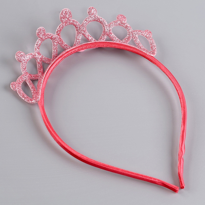 Карнавальный набор &laquo;Стильная принцесса&raquo;: ободок, платье розовое, рост 98 см