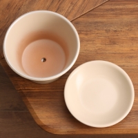 Горшок цветочный "Мессина" серый серебро 1,4 л Горшок цветочный "Мессина" серый серебро 1,4 л