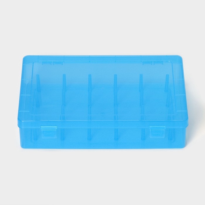 Органайзер для ниток, 24 ячейки, 28×19,5×6 см, цвет МИКС Органайзер для ниток, 24 ячейки, 28×19,5×6 см, цвет МИКС