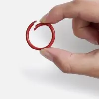 Карабин-кольцо Claus, L, красный