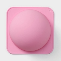 Форма для выпечки Доляна «Полусфера», силикон, 13,5×6 см, внутренний d=11,7 см, цвет розовый Форма для выпечки Доляна «Полусфера», силикон, 13,5×6 см, внутренний d=11,7 см, цвет розовый