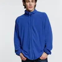 Куртка флисовая унисекс Fliska, ярко-синяя, размер XL/XXL Куртка флисовая унисекс Fliska, ярко-синяя, размер XL/XXL