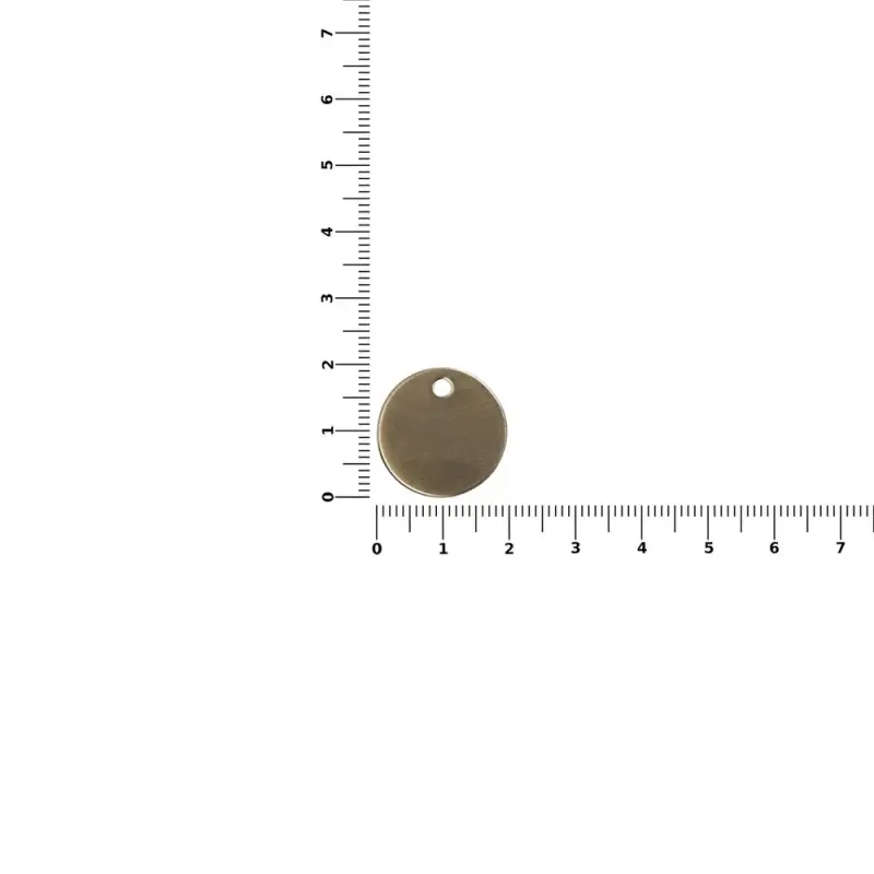 Шильдик металлический Alfa Sirkel, бронзовый