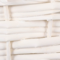 Набор корзин плетёных, ива, 3 шт., белый цвет Набор корзин плетёных, ива, 3 шт., белый цвет