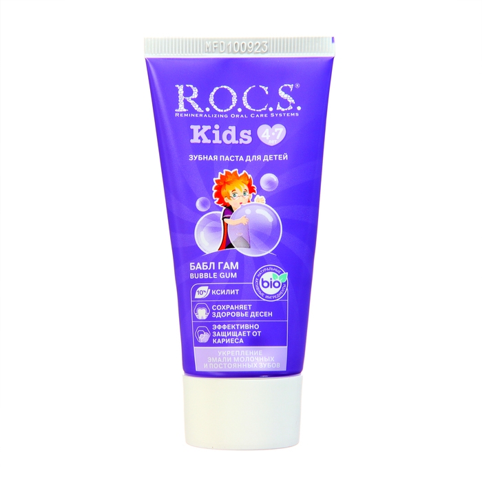 Зубная паста R.O.C.S. &laquo;Бабл Гам&raquo;, для детей, 45 г