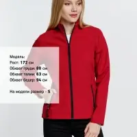 Куртка софтшелл женская Race Women красная, размер L