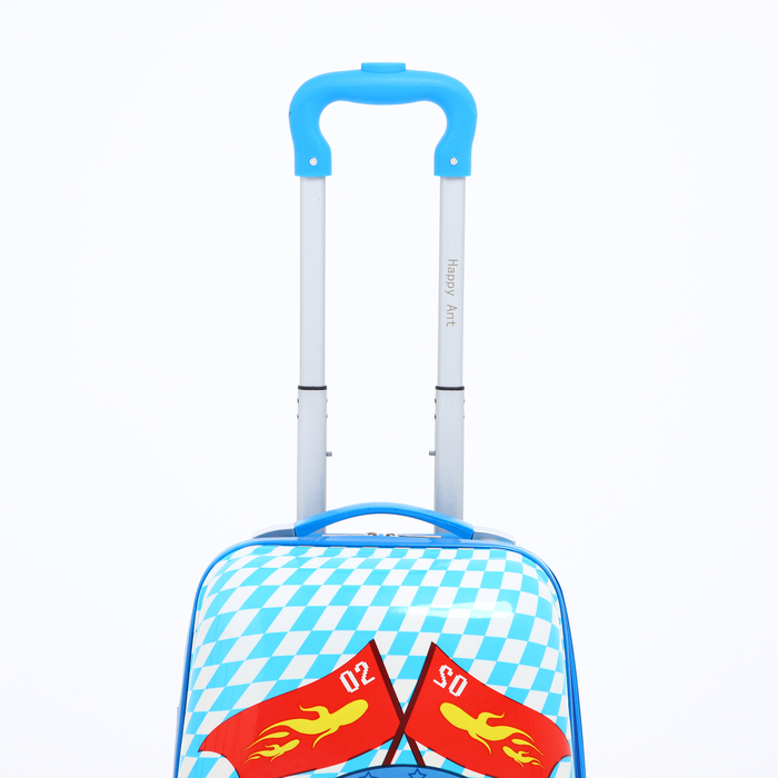 Чемодан детский 27 л (XS), HappyAnt, отдел на молнии, цвет голубой