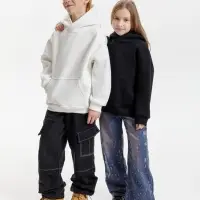 Худи детское оверсайз Junipero, молочное, 8 лет