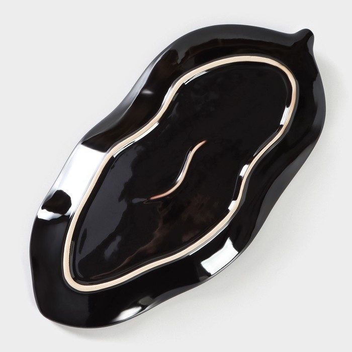 Блюдо керамическое сервировочное &laquo;Лист&raquo;, 34&times;16 см