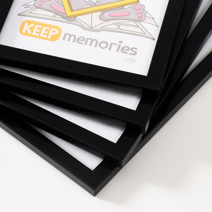 Набор рамок Набор рамок "Формат" 15х21 см, 4 шт. цвет чёрный