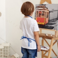 Фартук детский Этель &laquo;Синий милитари&raquo;, 49 х 39 см