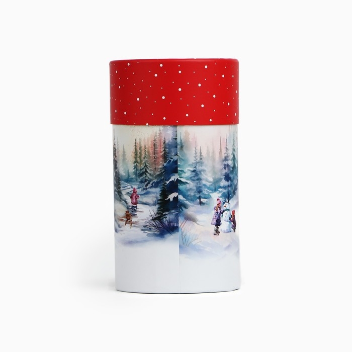 Новый год. Коробка подарочная «Зимний лес», 8 х 14.5 см, Новый год Новый год. Коробка подарочная «Зимний лес», 8 х 14.5 см, Новый год