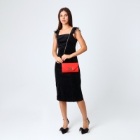 Сумка-клатч на магните, цвет красный Сумка-клатч на магните, цвет красный