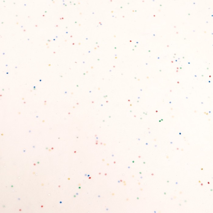 Бумага упаковочная тишью, Бумага упаковочная тишью, "Конфетти", белая, 50 х 66 см