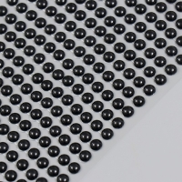 Полубусины самоклеющиеся d 6 мм, черный Полубусины самоклеющиеся d 6 мм, черный