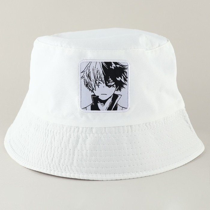 Панама &laquo;Аниме, цвет белый, р-р 56